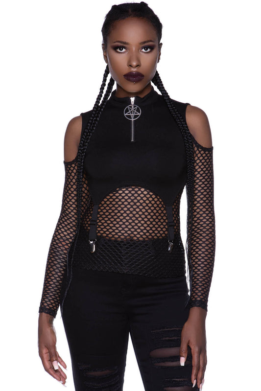 Killstar Iris Long Sleeve Top