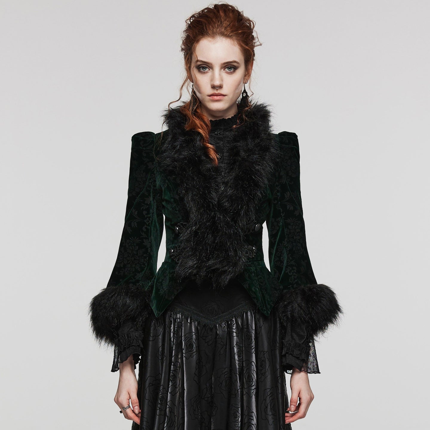 Wanting More Jas Groen - Zwart