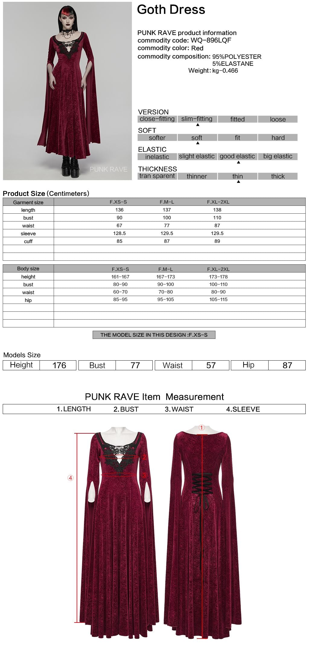 Empress Maxi Jurk Rood