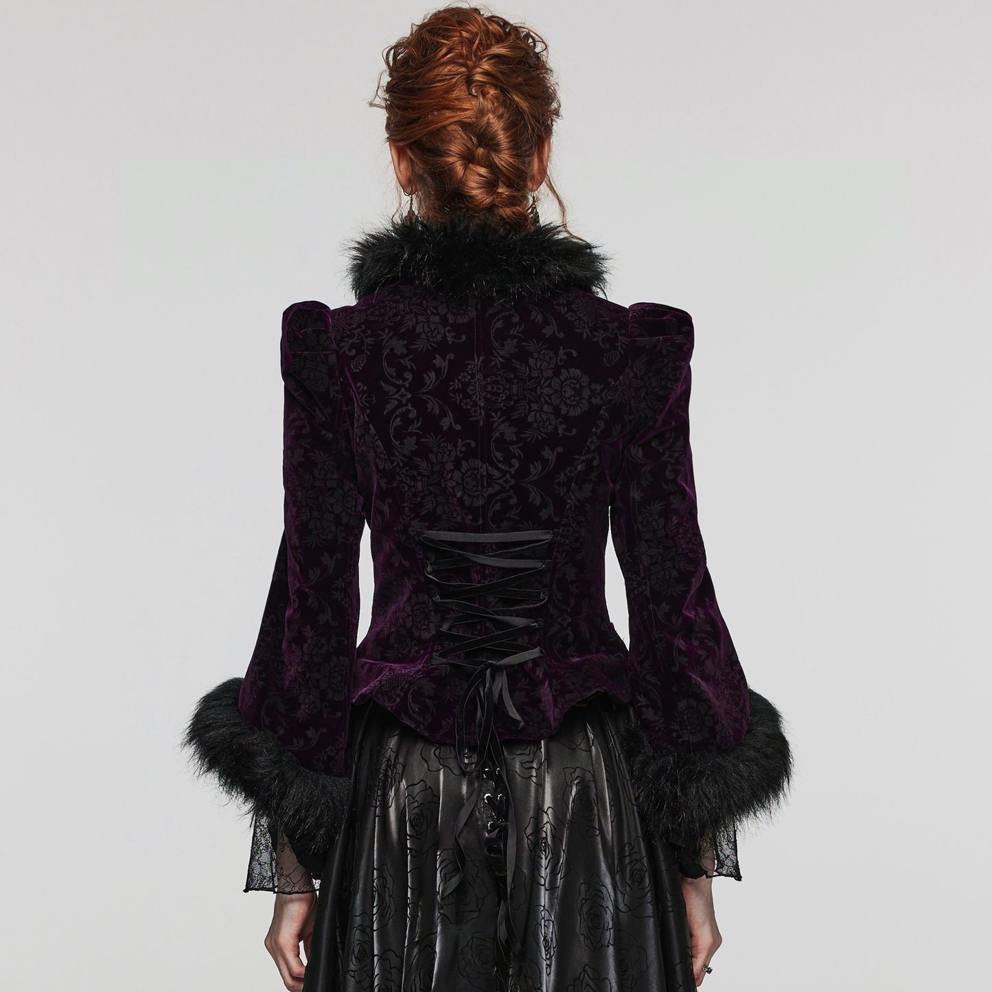 Wanting More Jacket Purple - Black