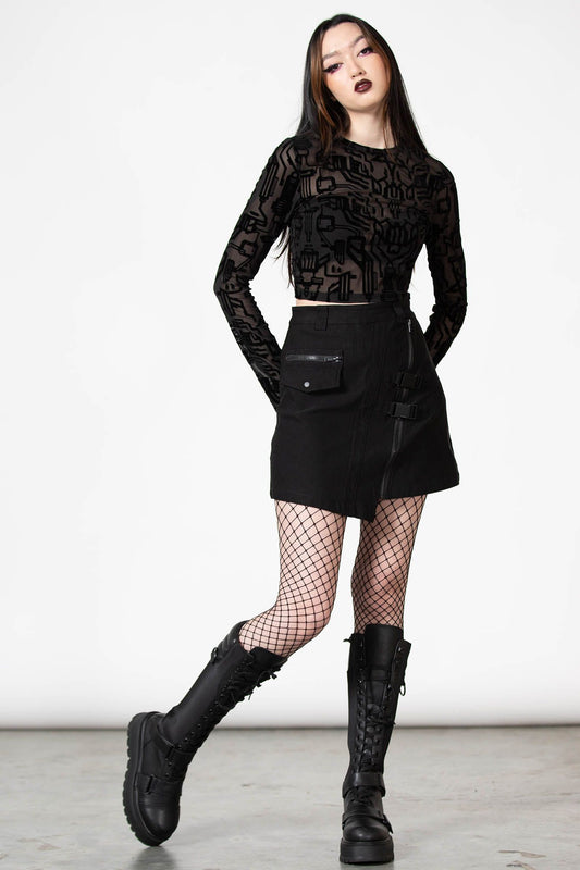 Killstar Strobe Mesh Top