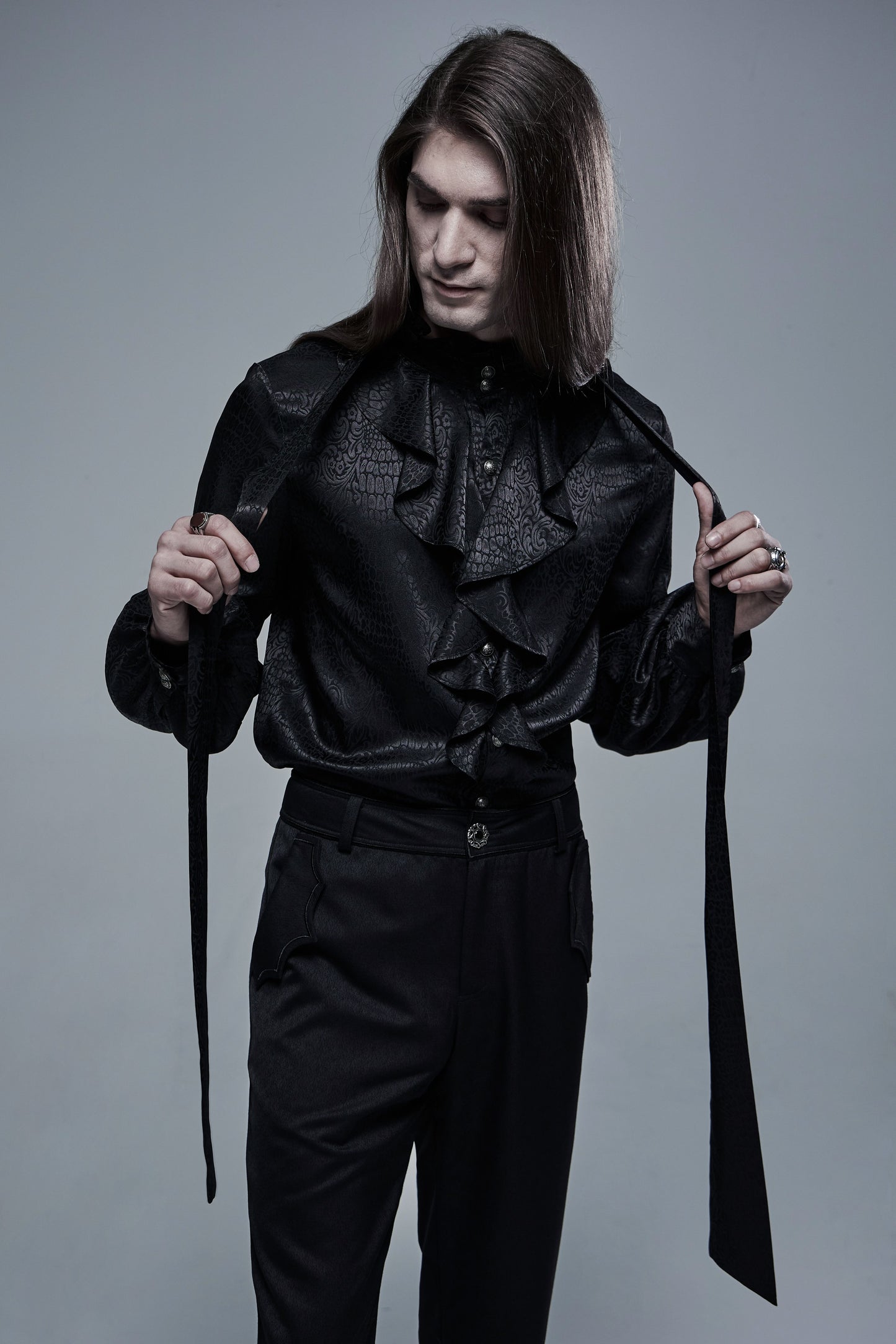 Footsteps Shirt Zwart