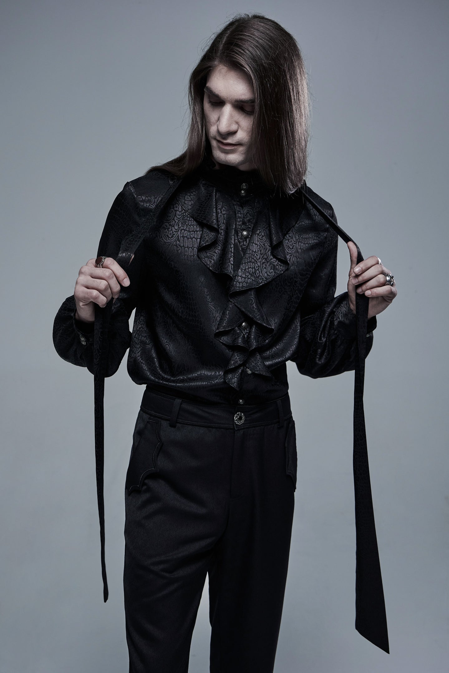 Footsteps Shirt Zwart