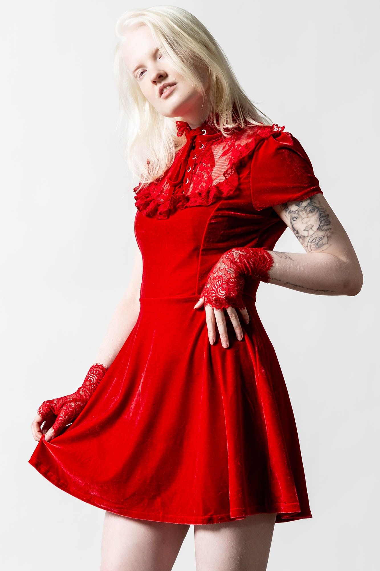 Killstar Evernight Jurk Scarlet