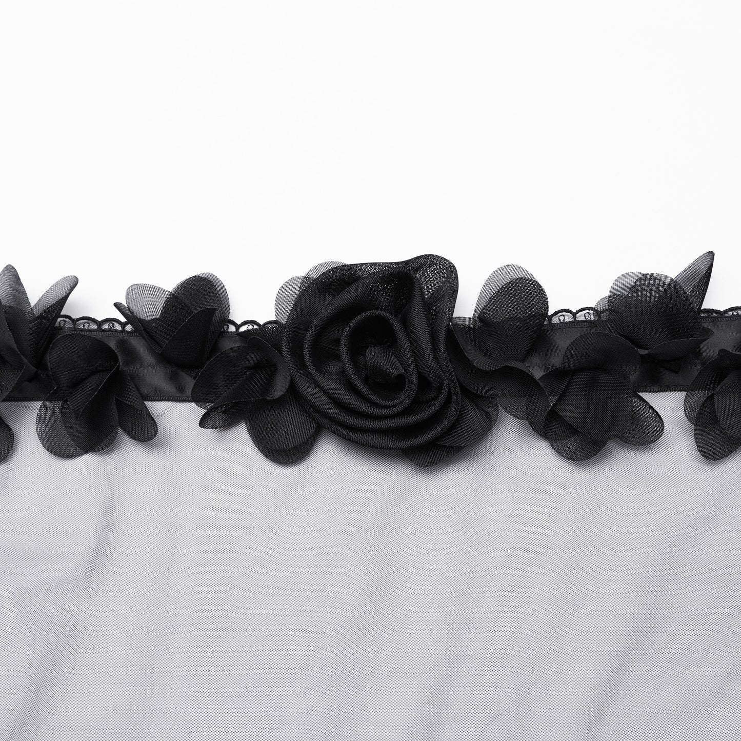 Black Roses Mourning Veil