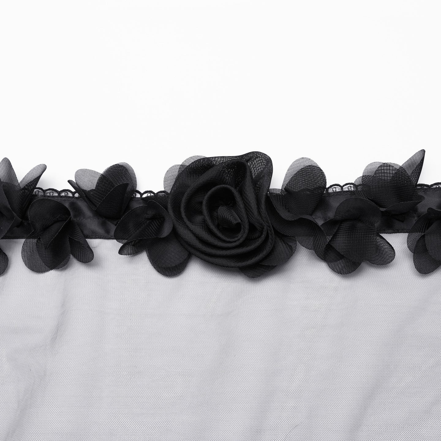Black Roses Mourning Veil
