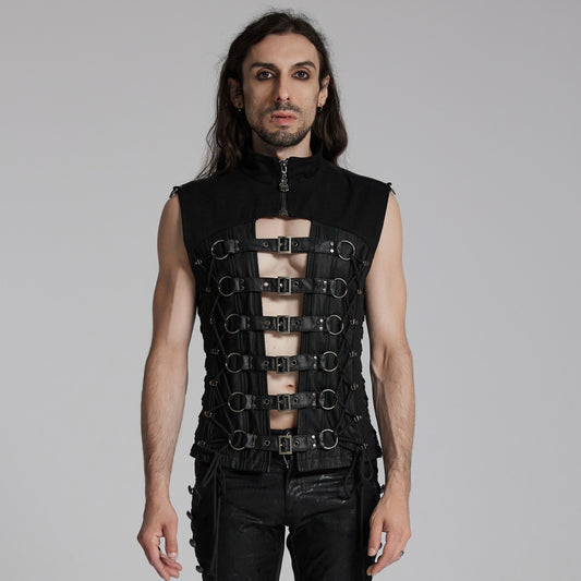 Punk Rave Face The Truth Waistcoat