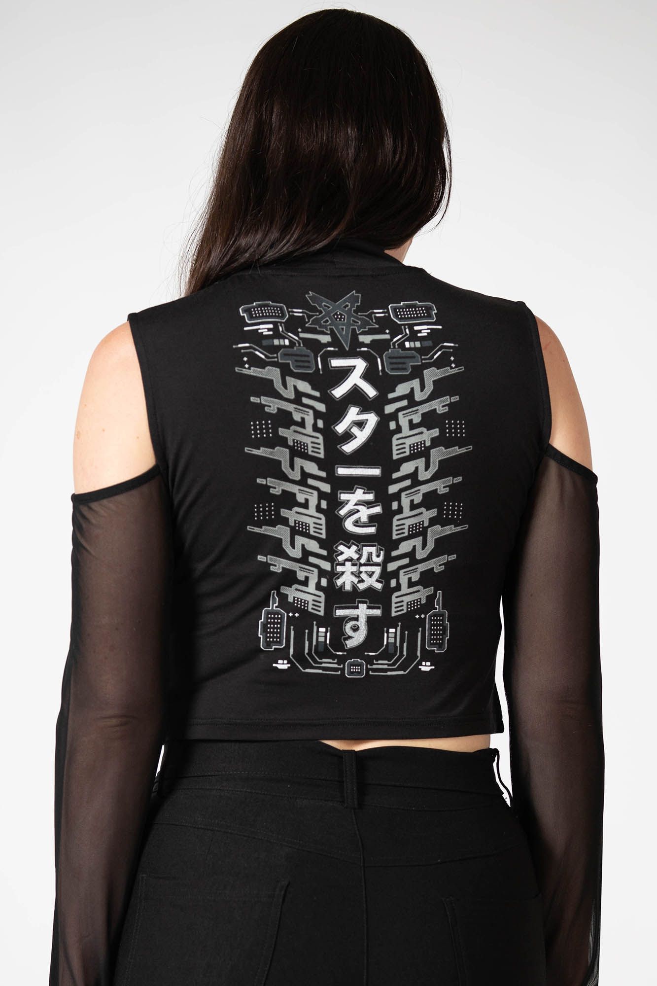 Killstar Devil's Voice Cold Shoulder Top