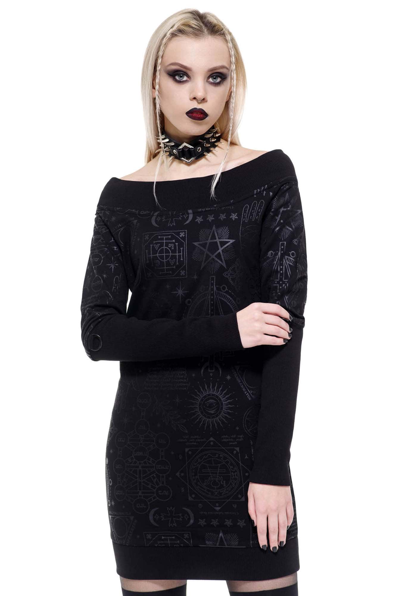 Killstar Unholy Sabbath Sweater Jurk