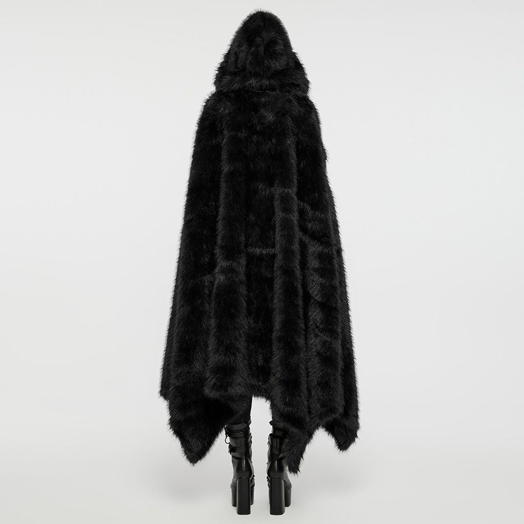Outsider Cape - Mantel Zwart