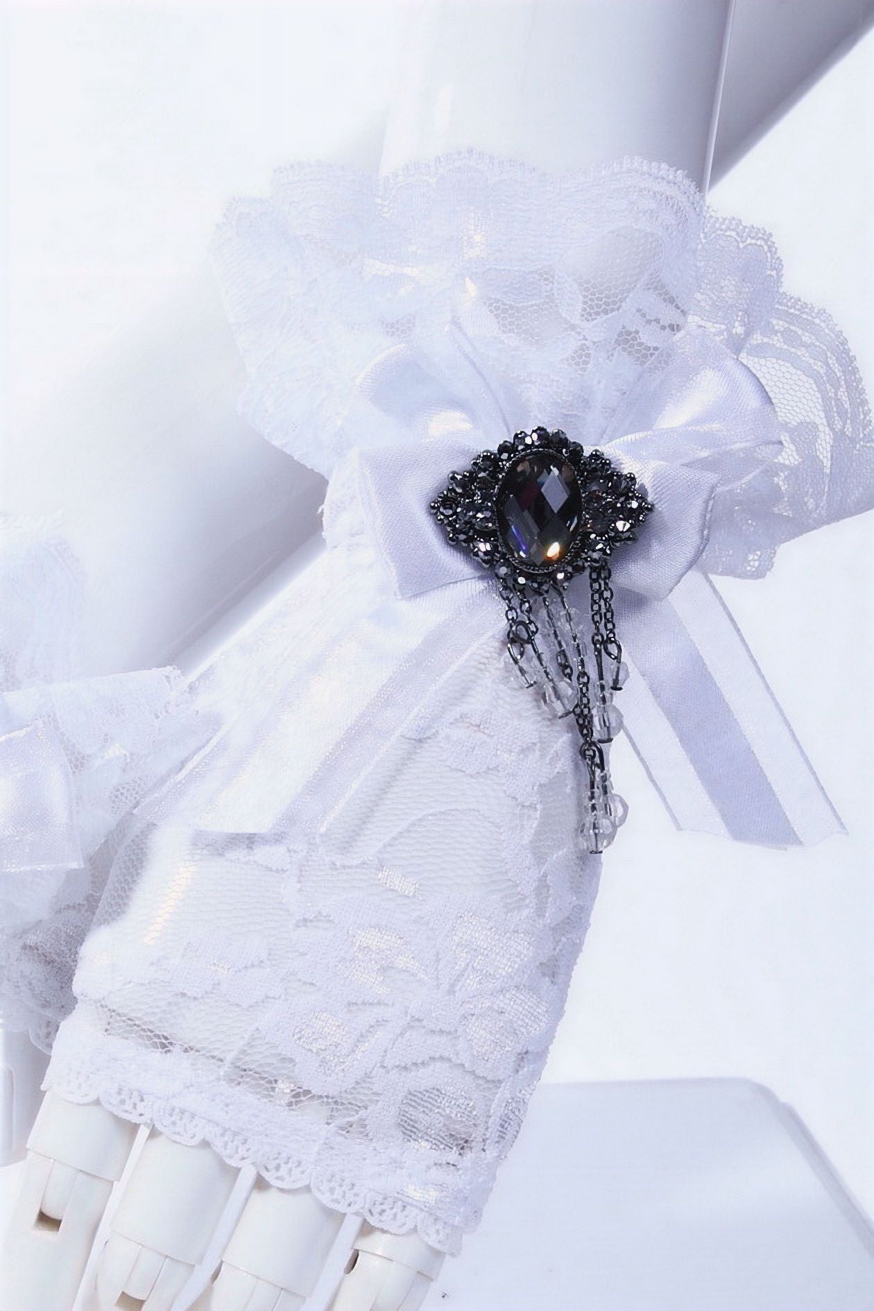 Handschoenen Rhinestones and Bows