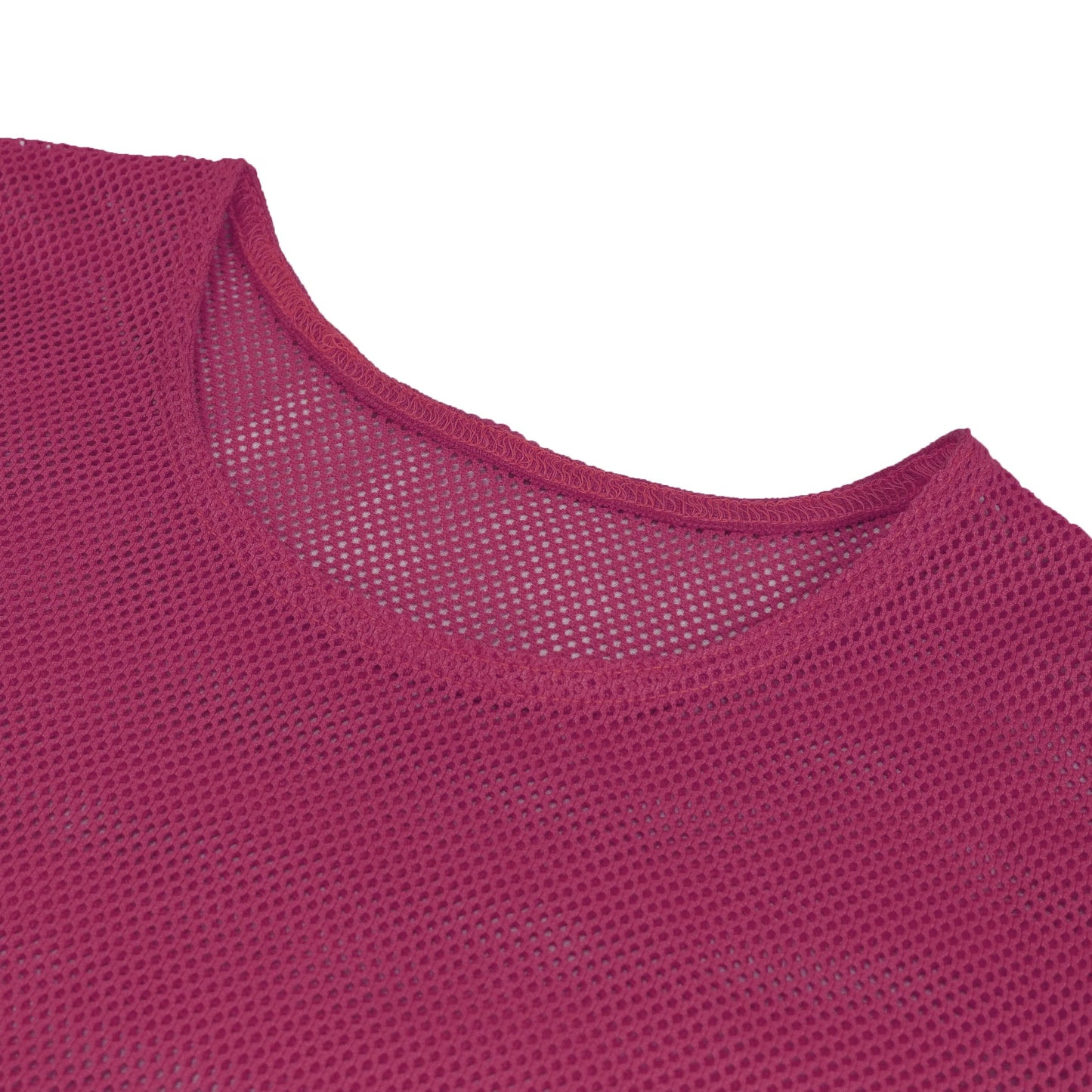 Devil Fashion Climax Long Sleeve Fishnet Top Pink