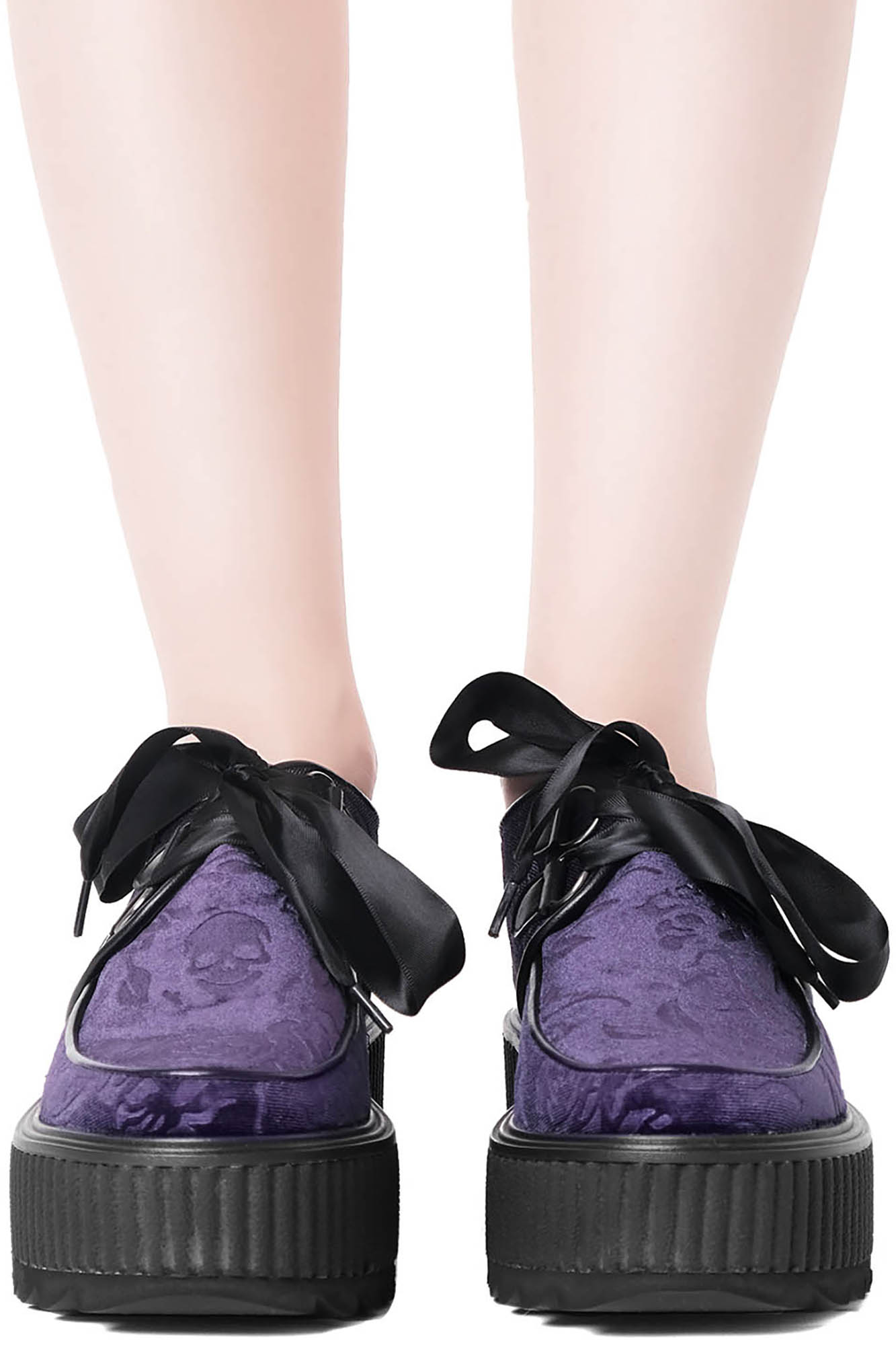 Killstar Vampire's Kiss Creepers Plum