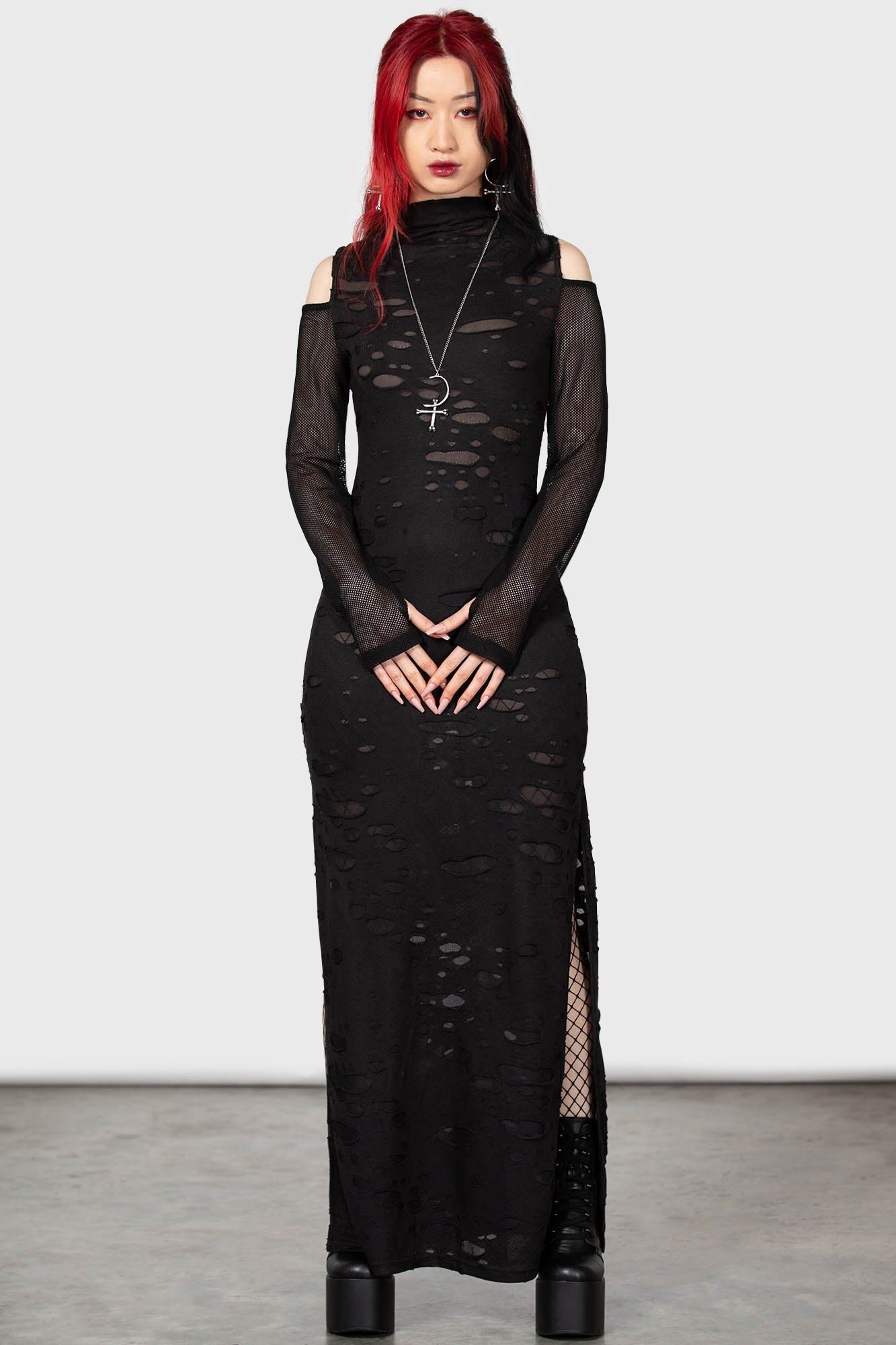 Biters Maxi Dress Black