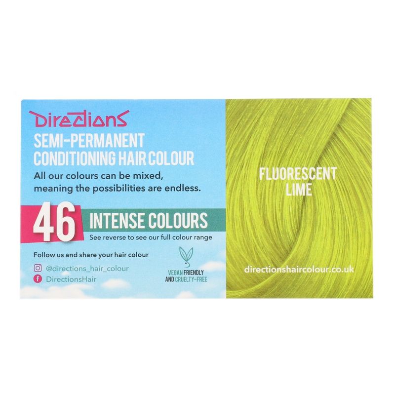 Fluorescent Lime Semi-Permanent Hair Colour