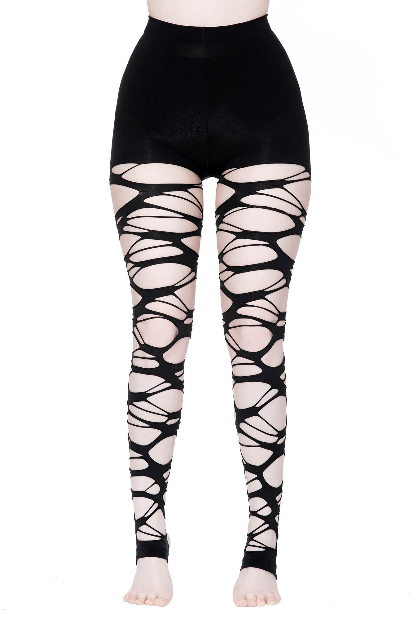 Killstar Panty's carved up slashed