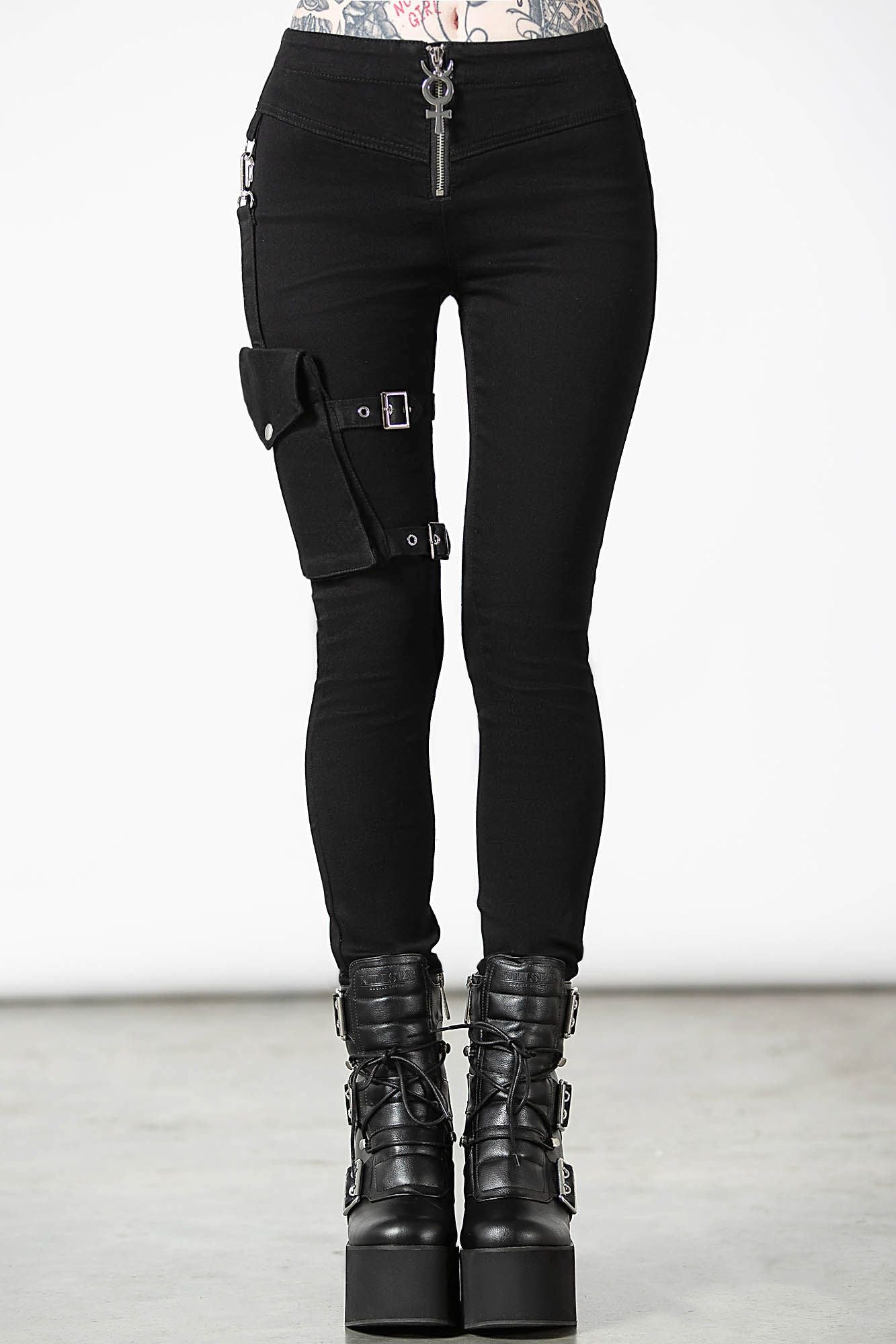 Killstar Zodiac Harness Jeans
