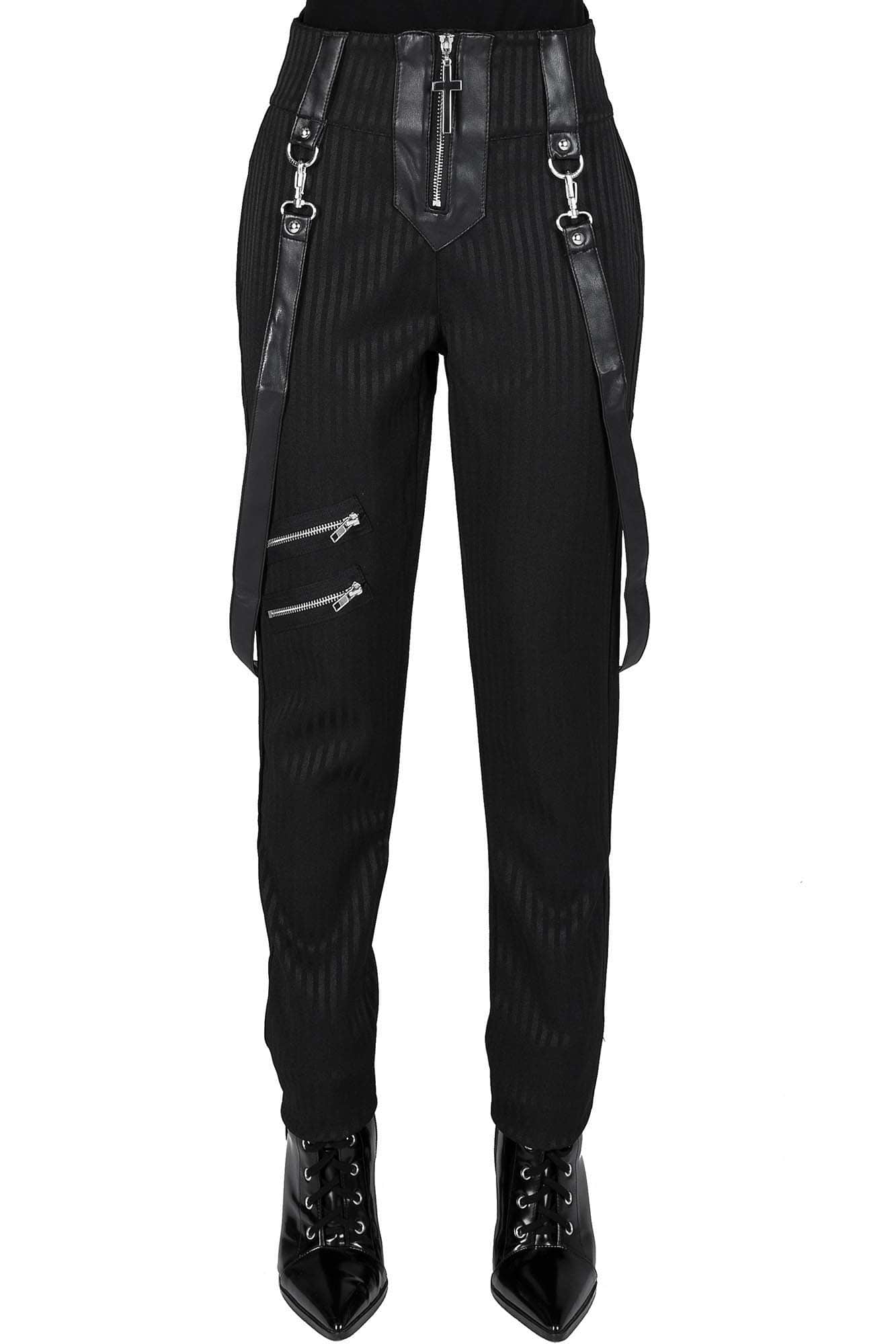 Killstar Shadow Stripe Broek Pinstripe