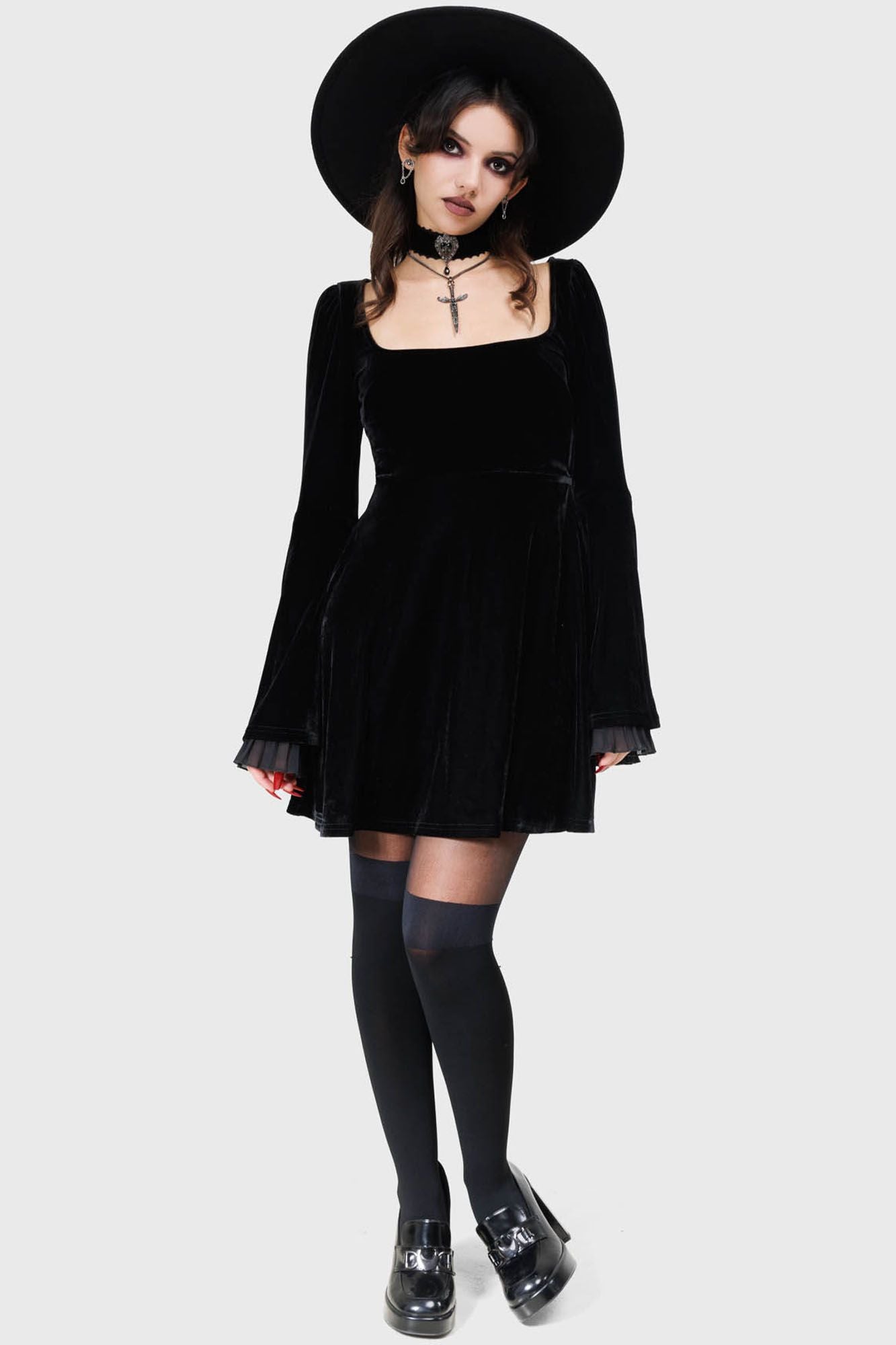 Killstar Beatrix Jurk Zwart