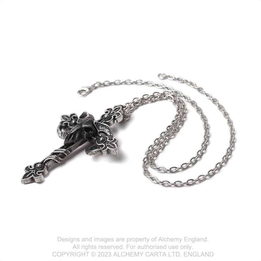 Cross of Baphomet Hanger - Halsketting