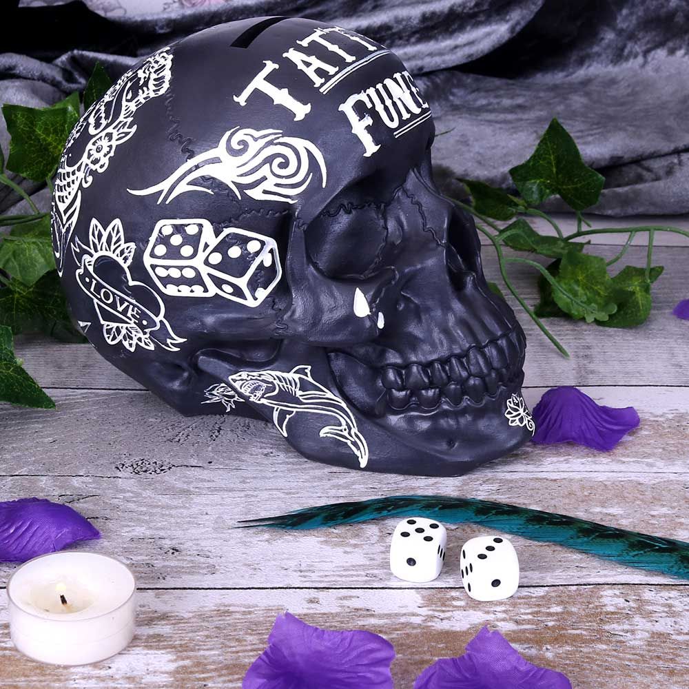 Tattoo Skull Spaarpot