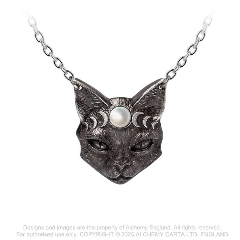 Mystic Moon Cat Hanger - Halsketting