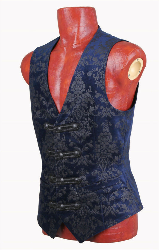Punk Rave Release Gilet Blauw