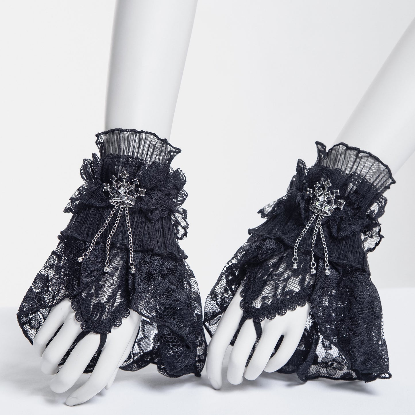 Crown Cuffs - Handschoenen Zwart