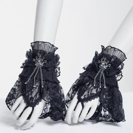 Crown Cuffs - Handschoenen Zwart