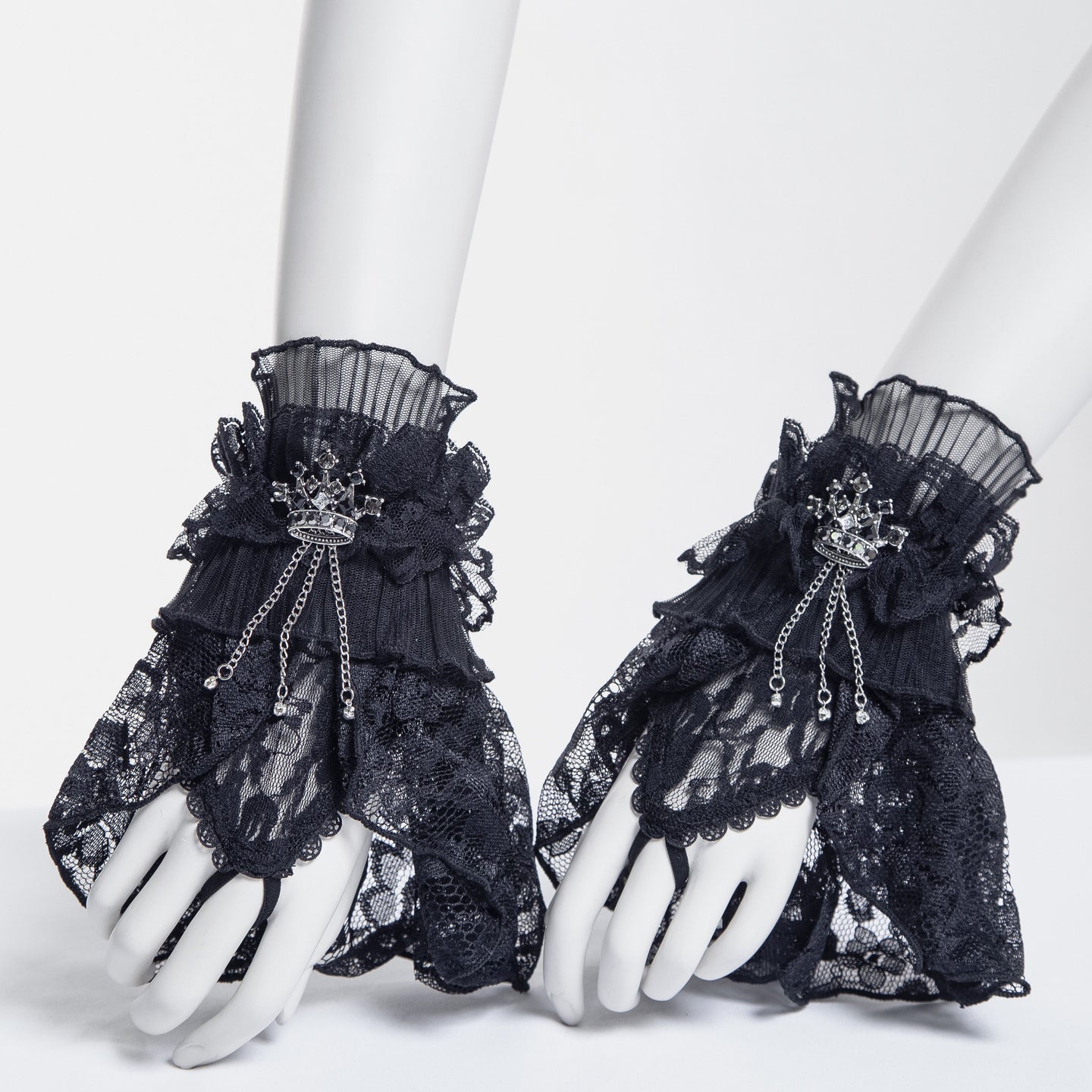 Crown Cuffs - Handschoenen Zwart