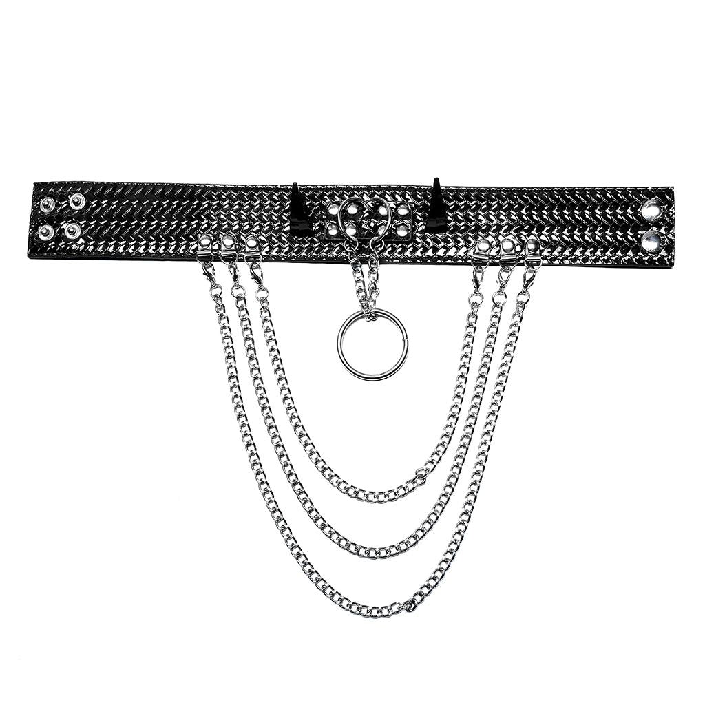 Horned Choker Black
