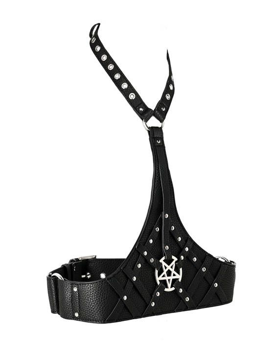 Pentagram Waist Belt with Collar