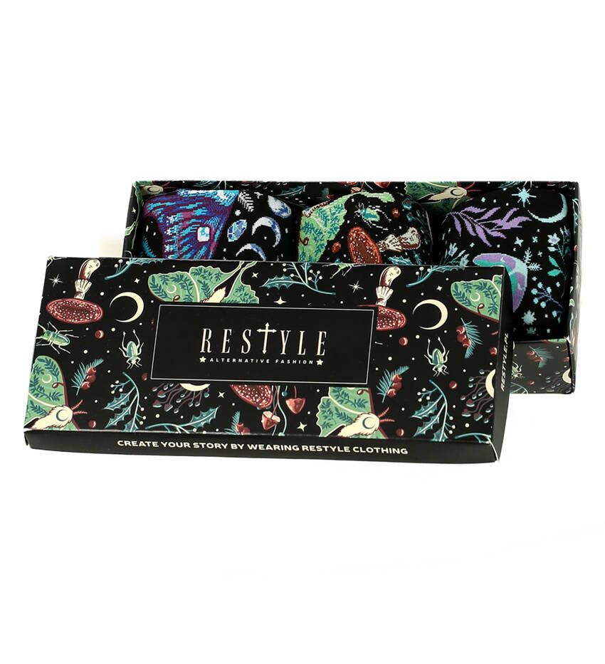 3 Pack Floral Sokken Geschenkverpakking