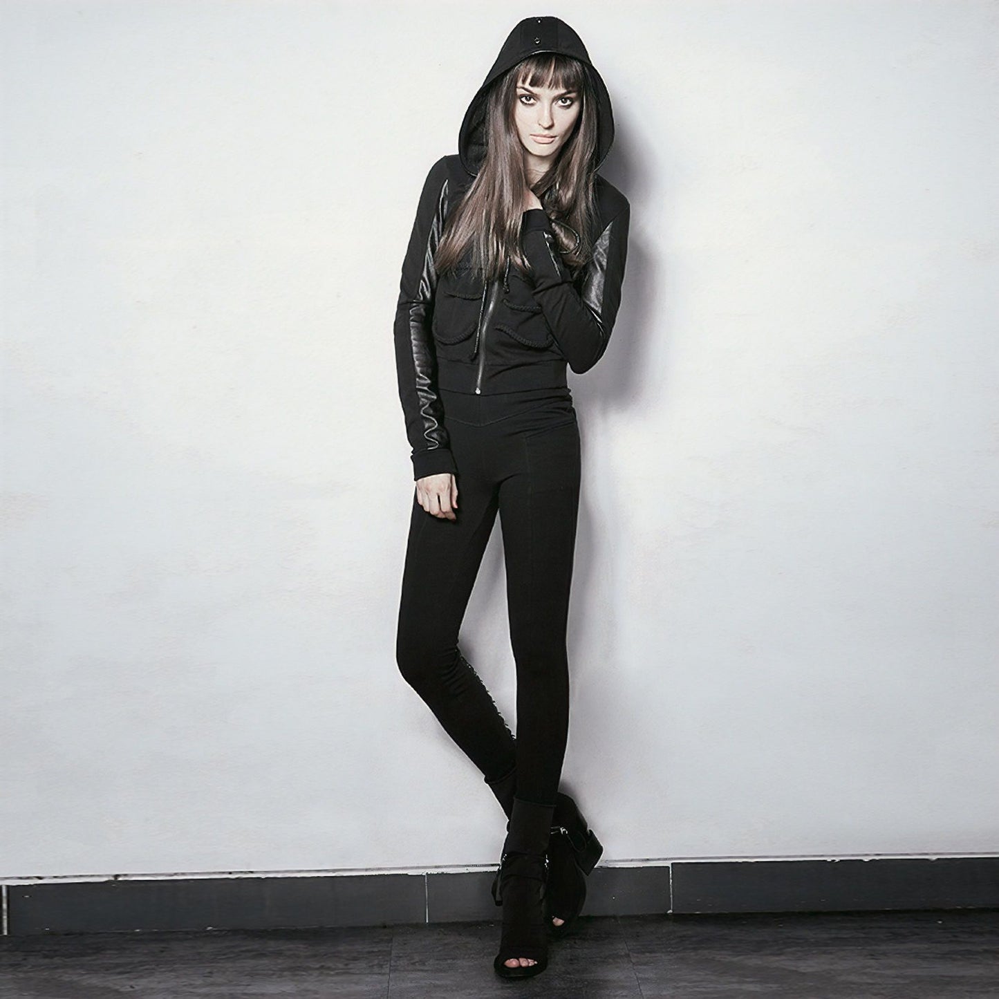 Hook & Eye Legging Zwart/Brons PK-102