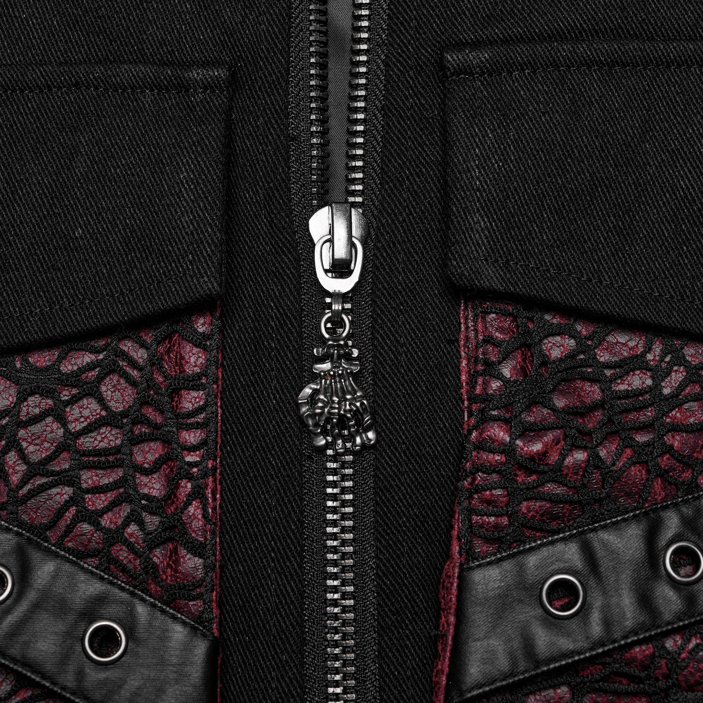 Pursuasive Waistcoat Zwart - Rood