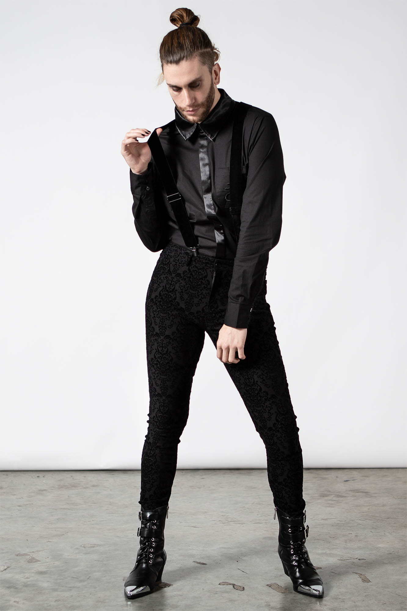 Killstar Last Wishes Suspender Pants