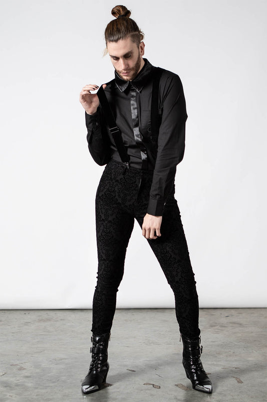 Killstar Last Wishes Suspender Pants
