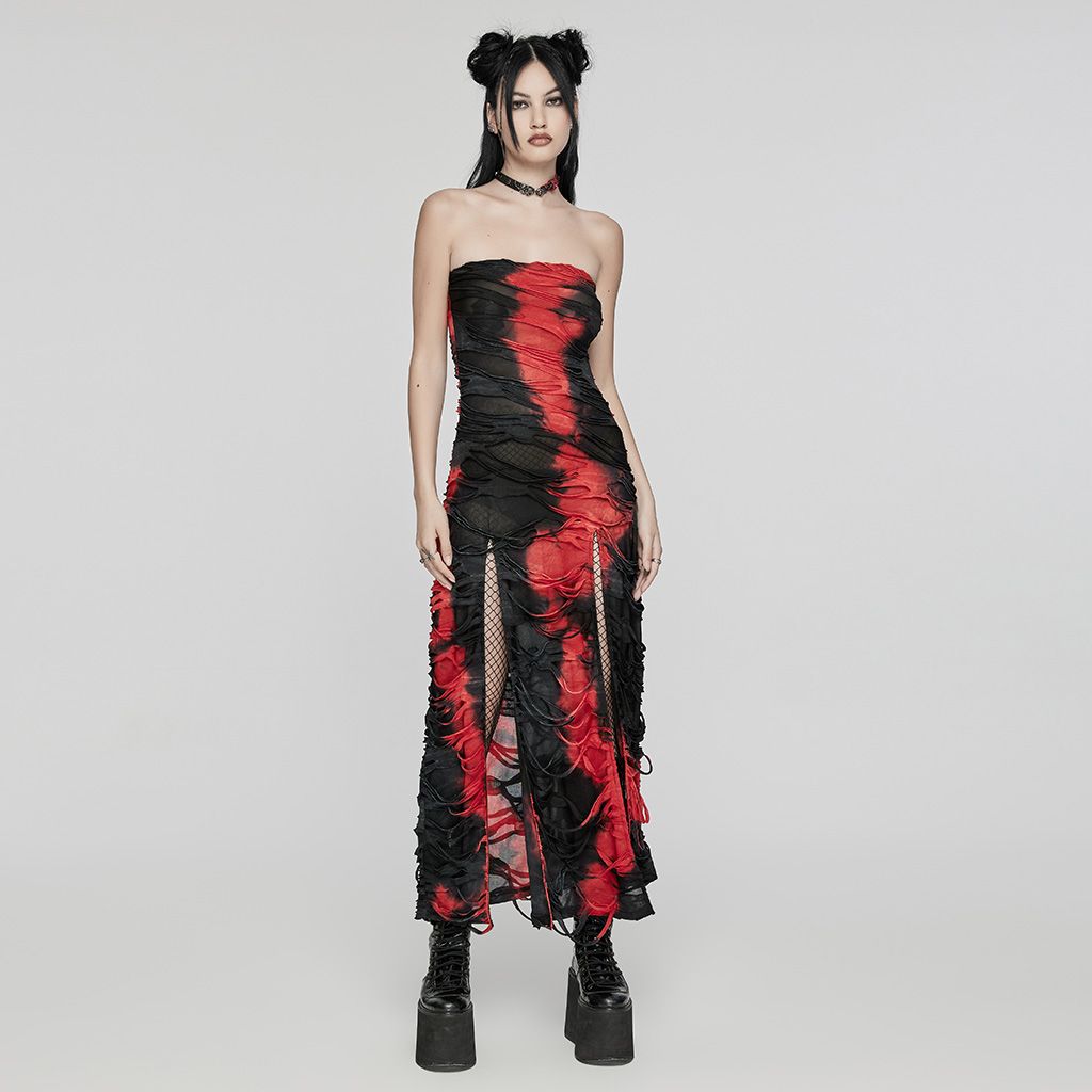 Yes I Do Dress Zwart - Rood