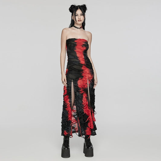 Yes I Do Dress Zwart - Rood