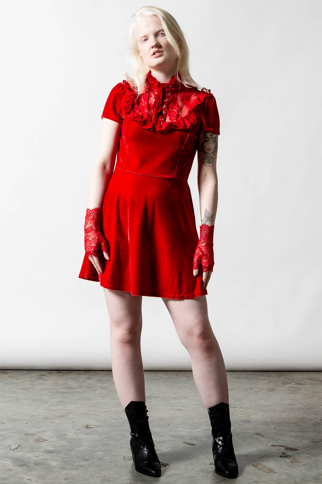 Killstar Evernight Jurk Scarlet