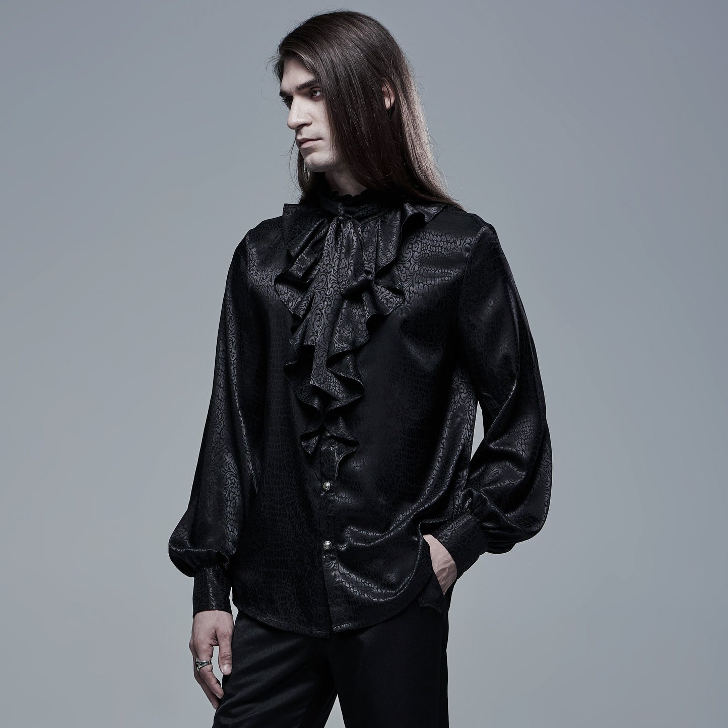 Footsteps Shirt Zwart