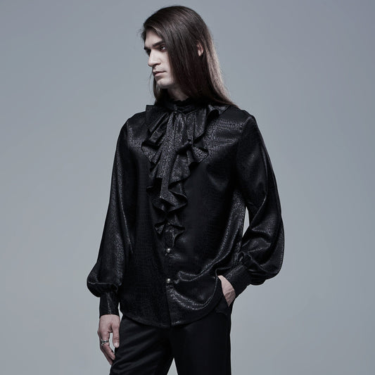 Footsteps Shirt Zwart