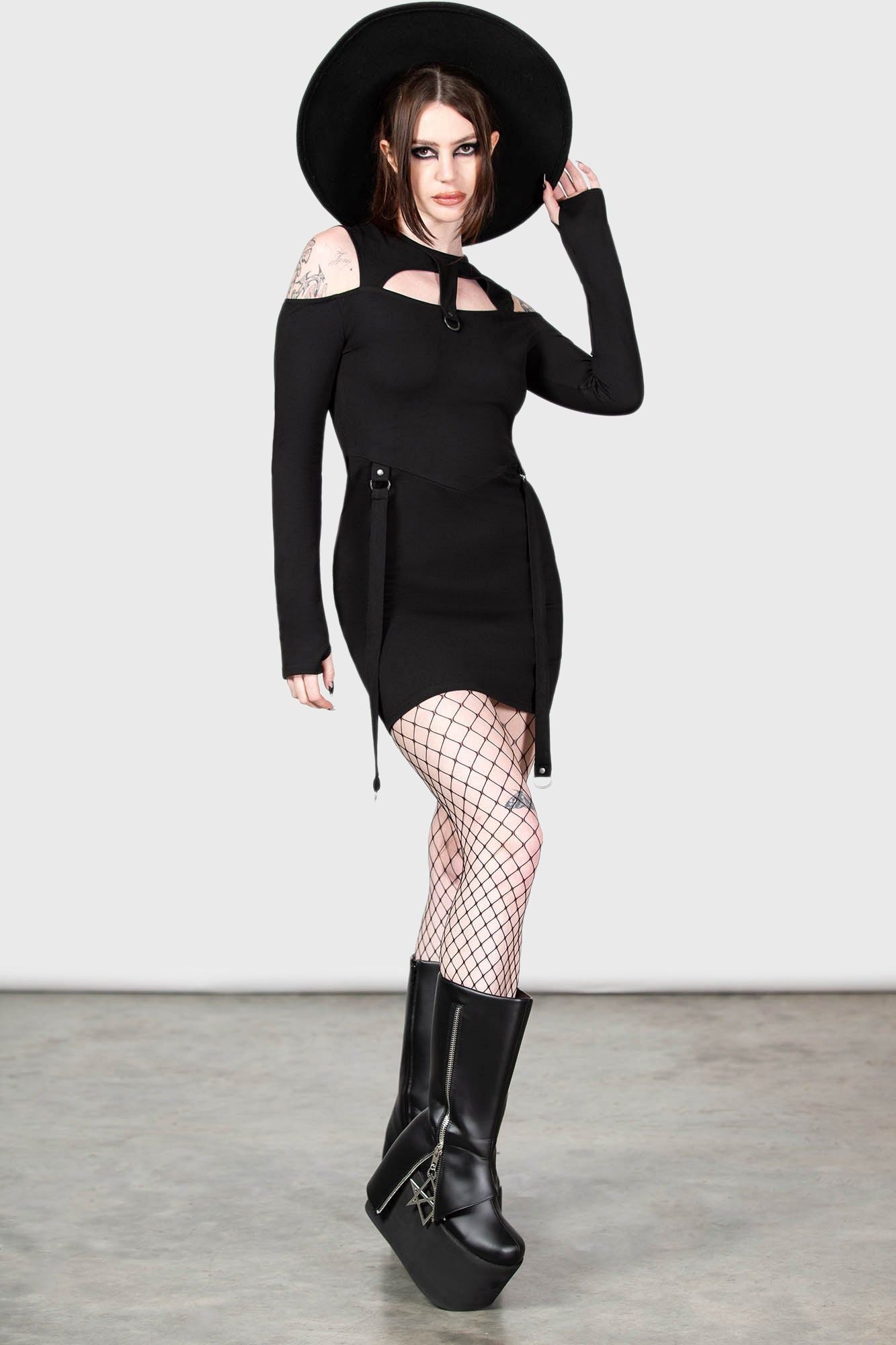 Killstar Sulphur Glow Mini Dress