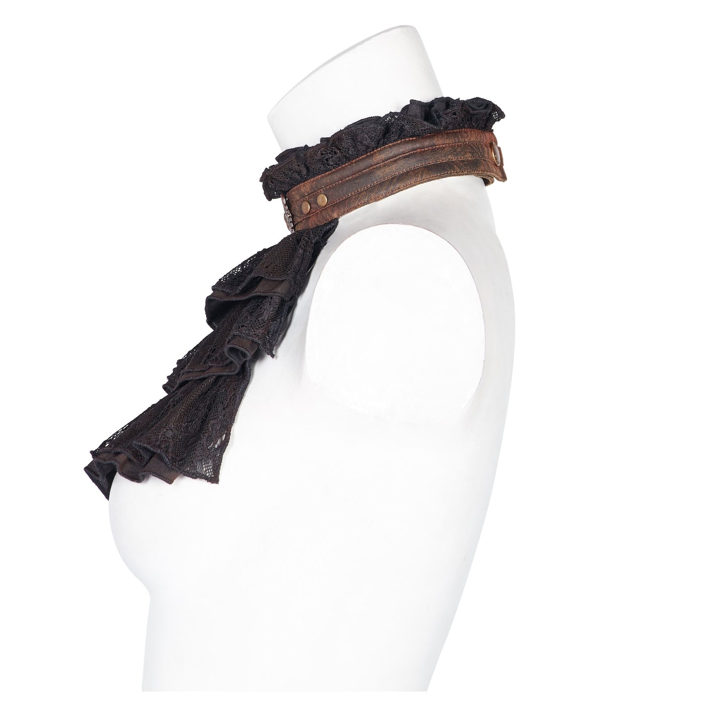Lost Hope Jabot Zwart WS-292