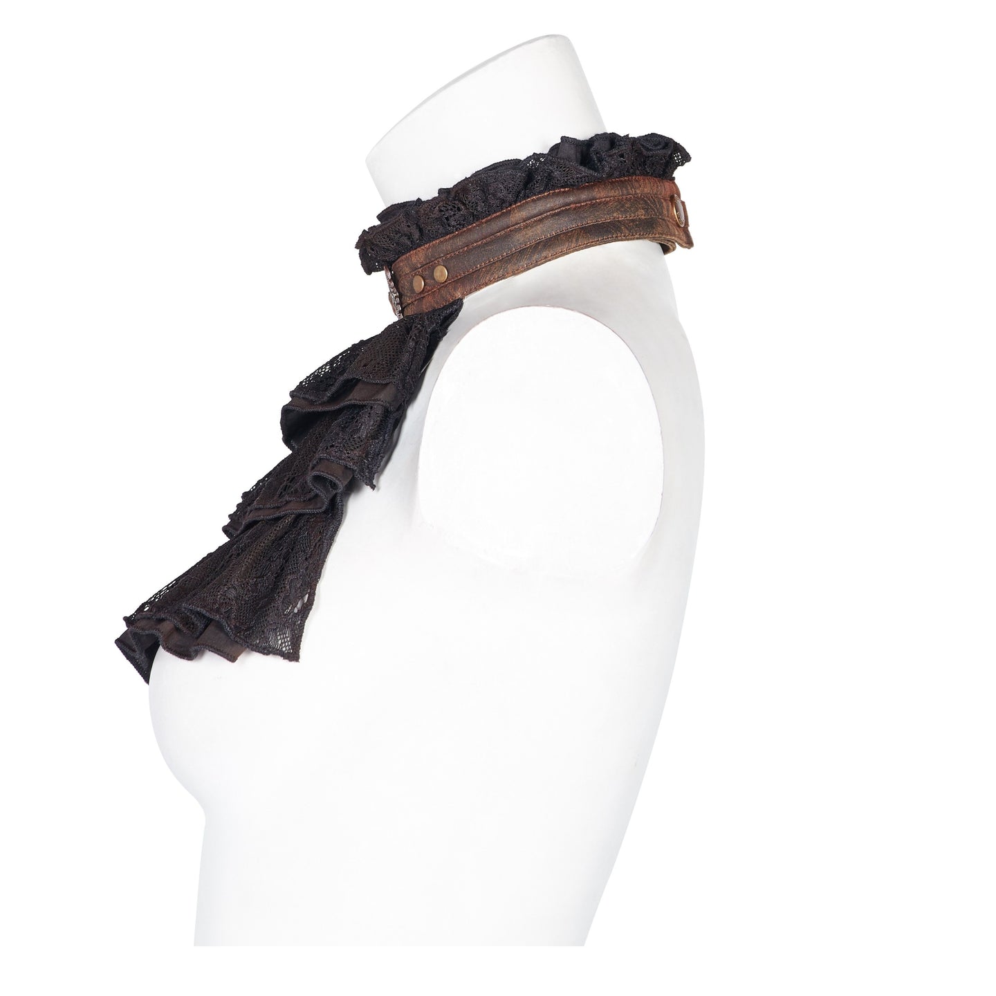 Lost Hope Jabot Zwart WS-292
