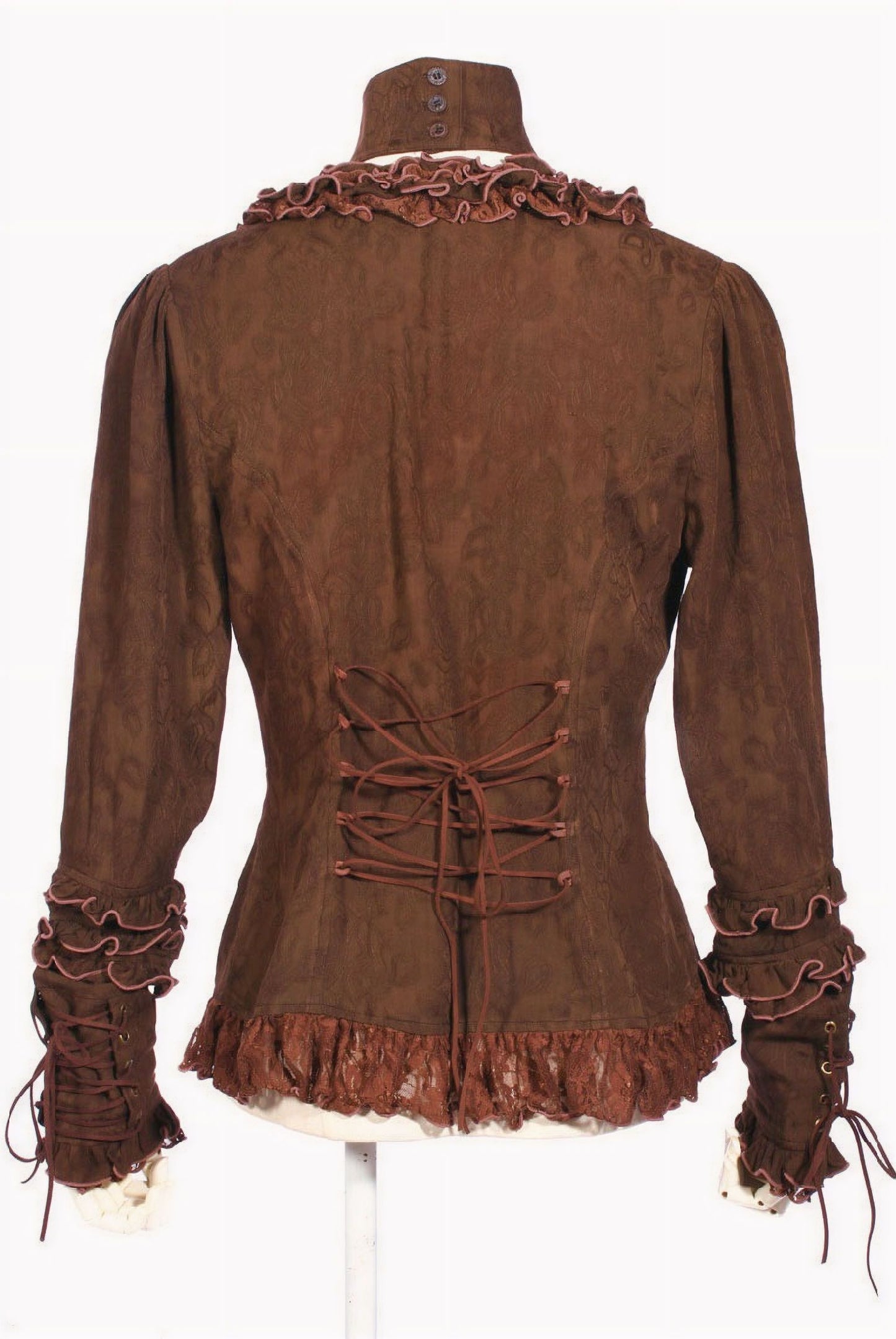 Gattering Blouse Bruin