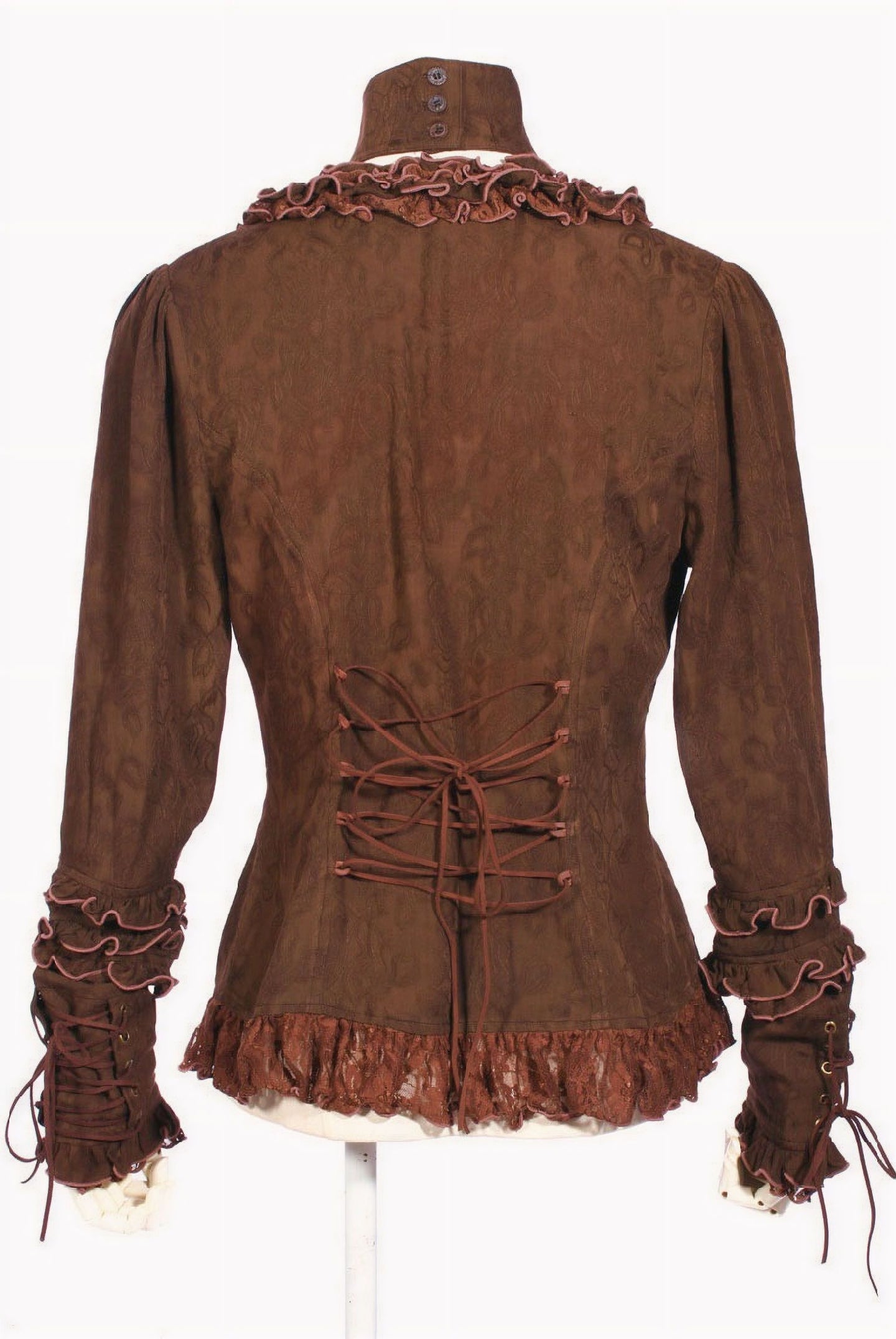 Gattering Blouse Bruin