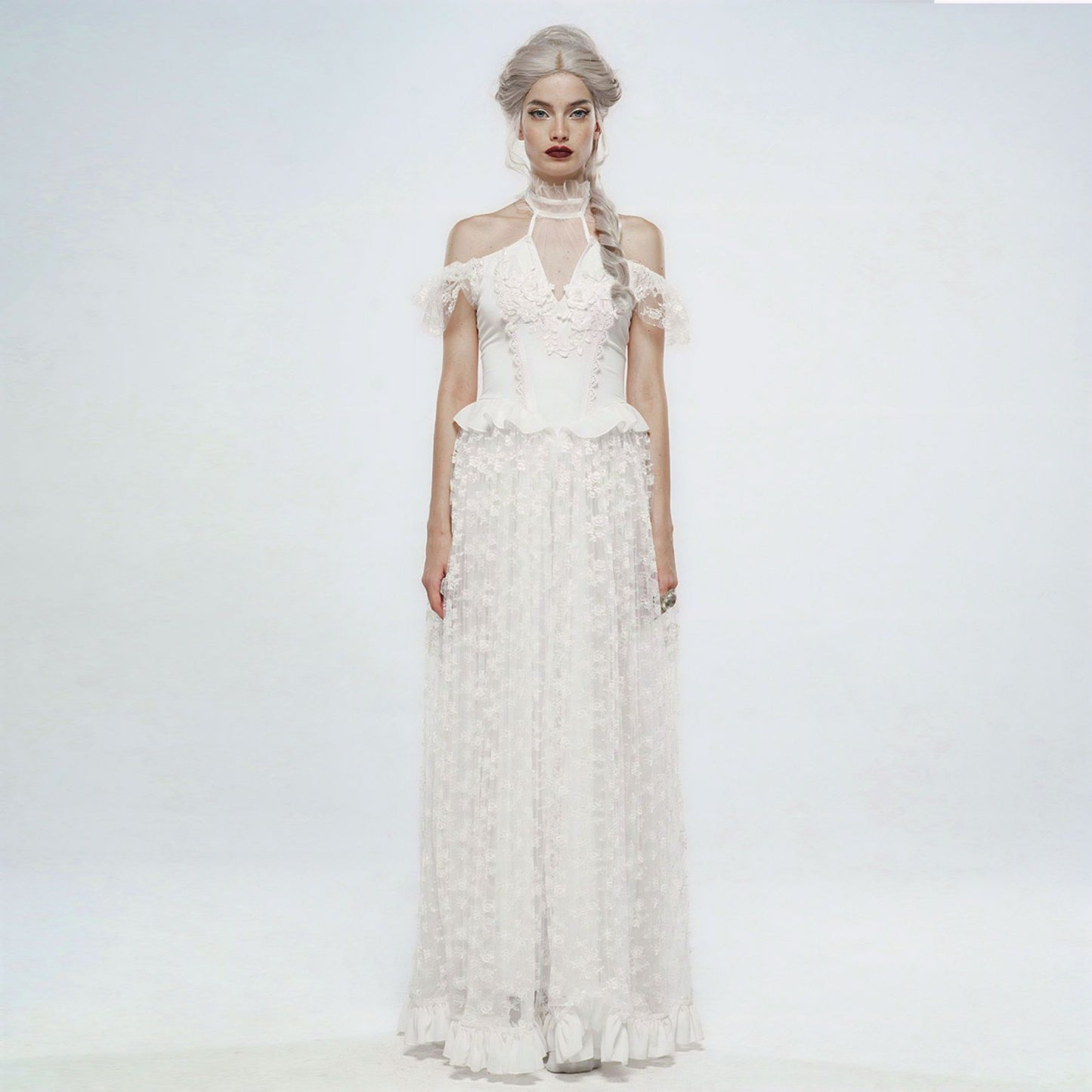 Eye of the Storm Dress White