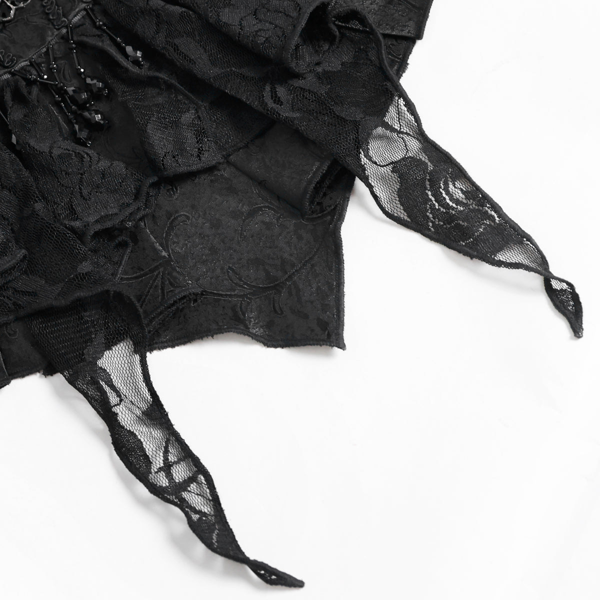 Devil Fashion Devoted Jabot Zwart