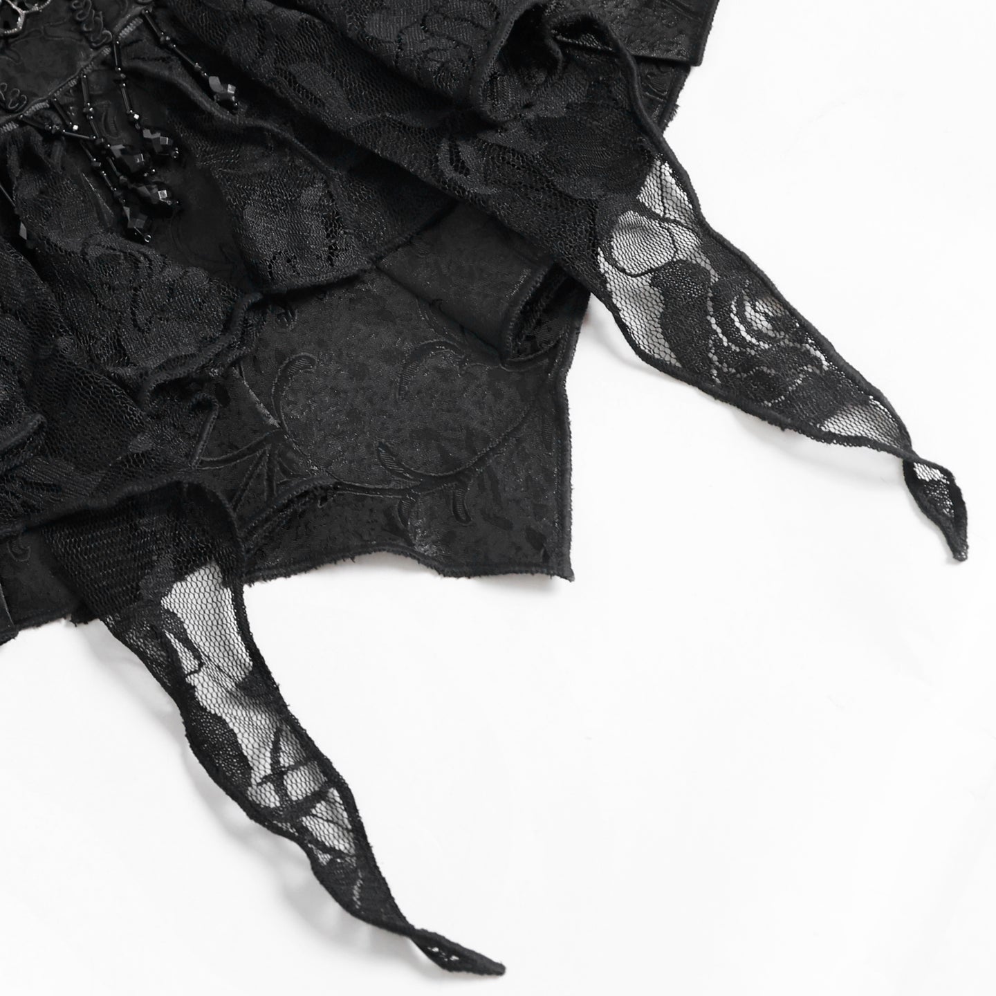 Devil Fashion Devoted Jabot Zwart